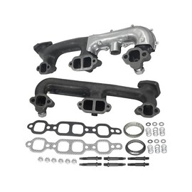 Exhaust Manifold Kit - Set of 2 - Compatible with 1988-1995 Chevy C1500