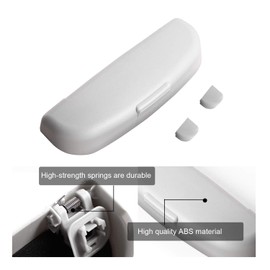 YEE PIN Glasses Case for XC90 XC60 V90 S90 CC V60 F2 Car Sun Visor Organiser Sunglasses Holder Car Glasses Holder Storage Box Organiser