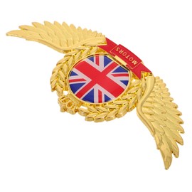 ABOOFAN England Flag Decal Sticker Metal Wheat Ear Car Badge Fit Easy Peel Stick Application for Cars Suvs Trucks Unique Vehicle Decoration