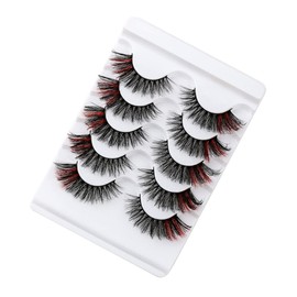 Beavorty 3d False Eyelashes 5 Pairs Long Natural Lashes for Makeup and Cosmetics