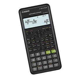 Casio Calculadora Científica, fx-82LA Plus-BK-2, 252 Funciones, Nivel Primaria y Secundaria, Color Negro