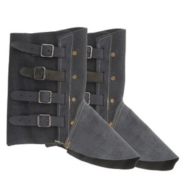 Operitacx 1pc Welding Protective Legs Boot Protector Leather Protector Welding Shoe Cover Welder Working Feet Protector Booties for Shoes Covers Welding Protection Shoe Cover