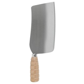 TrueCraftware- 7-1/2" Cast Iron Meat Knife/Cleaver with Wooden Handle- Meat Bone Chopper for Butcher Slicing Vegetables Butcher Chopper Kitchen Knife for Home Kitchen and Restaurant