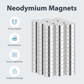ThreeLeaves 30 Magnets for Metal Collar Stays.Small Strong Magnets for Collar Stays Magnetic.(0.35×0.1IN, 18 PCS and 0.4×0.15IN Extra Strong, 12 PCS)