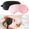 Pack of 2 Silk Sleeping Masks, Comfortable Sleeping Glasses for