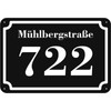 House Number and Street Sign 2 mm Aluminium Composite 20