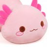 MIAOHAHA Plush Axolotl Toy Plush Pillow Axolotl Stuffed Animal Toy