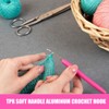 RDNKVB Large Crochet Hooks with Soft Handles Needles and Stitch