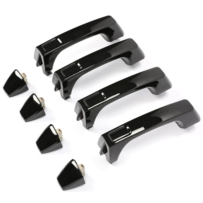 KUAFU Exterior Door Handles Compatible with 2006-2010 Hummer H3, 2009-2010