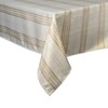 DII CAMZ10900 Table Cloth, 60" x 84", Cream Plaid
