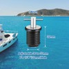 MagiDeal Marine Boat Drain Plug 3/4' or 1-1/4' Drain Stopper