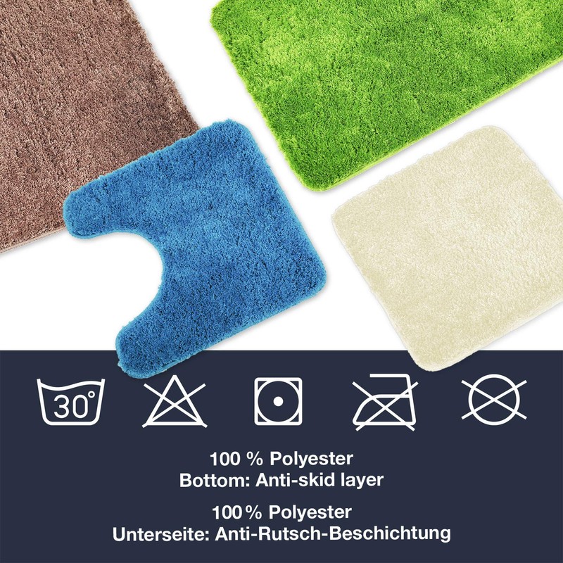 WohnDirect Bath mats can be combined to a set, bath