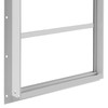 2 Pack Shed Window 10" W x 29" H, White