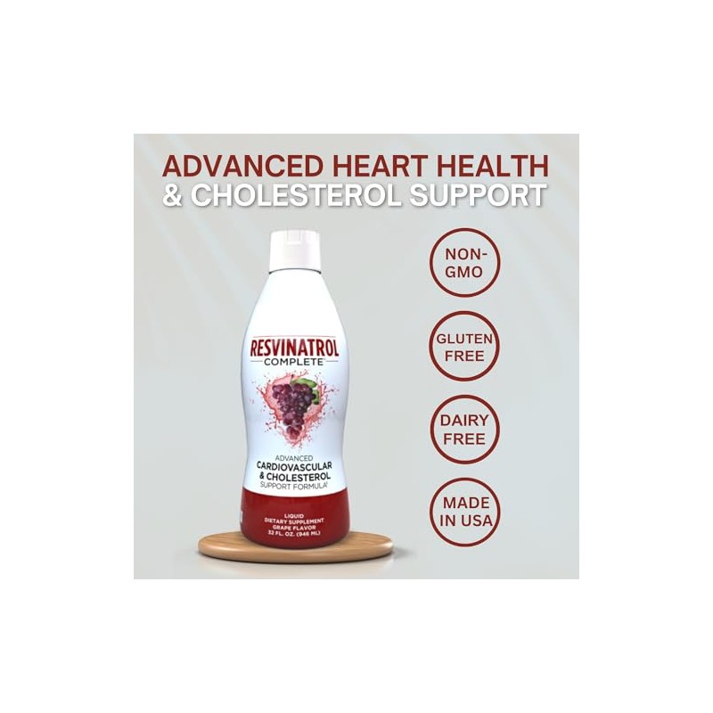 Resvinatrol Complete 32 Ounce Liquid Supplement by EffiHealth