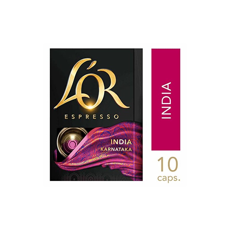 L'Or Espresso India - Nespresso Compatible Coffee Capsules (Pack of