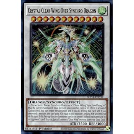 Crystal Clear Wing Over Synchro Dragon - SUDA-EN039 - Ultra Rare - 1st Edition