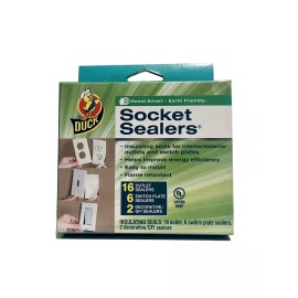 Duck 24ct Duck Brand Socket Sealers Insulating Interior/Exter