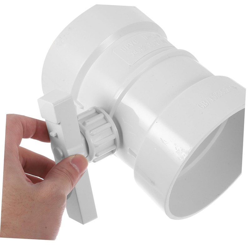 BESPORTBLE Control Valve Pp Plastic Manual Air Duct Damper for