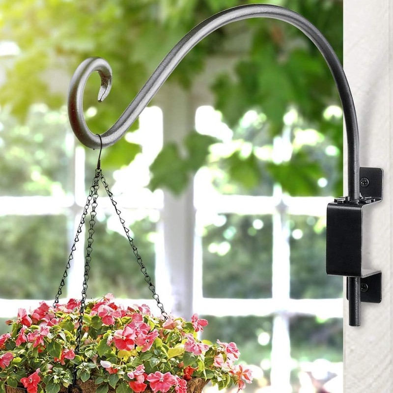 Lifyzoon Swivel Bird Feeder Hanger Hook: 2Packs 12Inch Swivel Hanging
