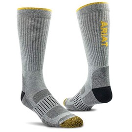 Ariat 2-pack Crew Socks- Grey