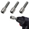 XPEX Pack of 3 Sds Plus Adapter, 6.35 mm Drill