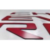 Advanced Trims Red Raised Plastic Tailgate Letters Inserts NEW CHEVY