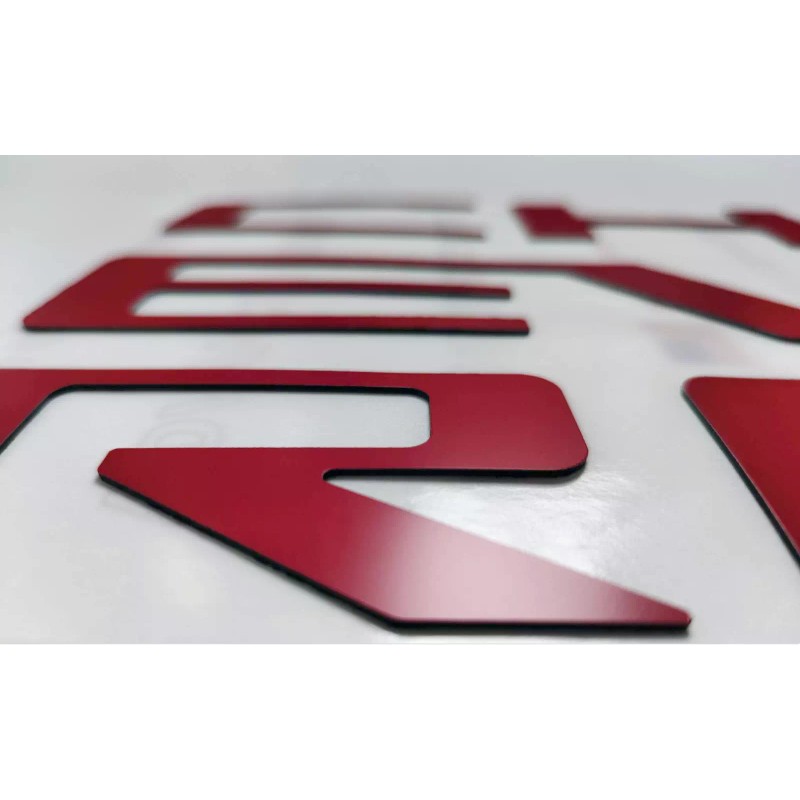Advanced Trims Red Raised Plastic Tailgate Letters Inserts NEW CHEVY