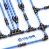 TAILONZ PNEUMATIC Black 8MM OD Y Spliter Plastic Push to