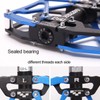 MZYRH Mountain Bike Pedals, Ultra Strong Colorful CNC Machined 9/16"