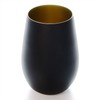 stolzle Matte Black/Gold 16.2 fl oz (465 ml) "Metal Color"
