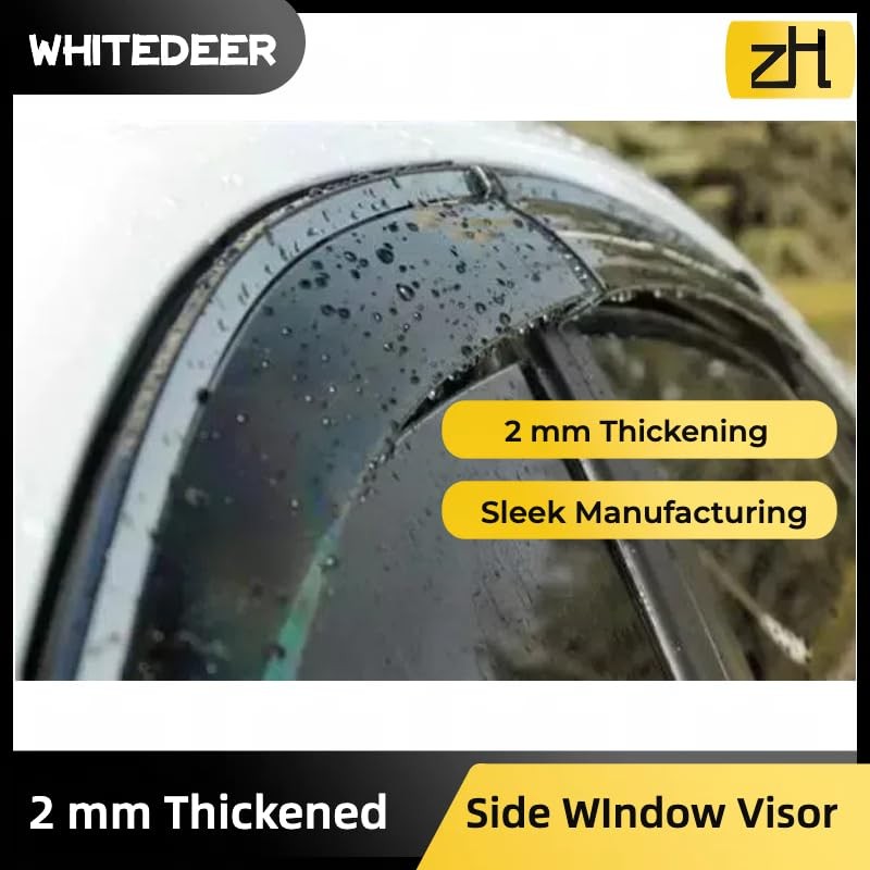 ZH Window Rain Guards Compatible with Kia Optima 2016 2017