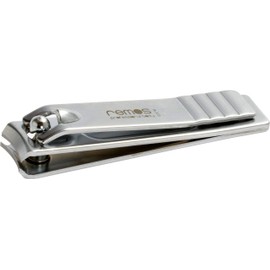 Remos Nail Clippers for Fingernails with Curved Blade Made of Hardened Steel 6 cm