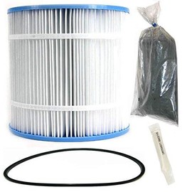 Nu-Clear Inland Seas Canister Filter Replacement Cartridge, 25 Micron, with O-Ring & Lubricant & Carbon Bundle
