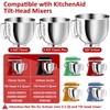 5QT Stainless Steel Mixer Bowl Compatible with KitchenAid Bowls for