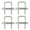 304 Stainless Steel Square U Bolts with Hex Nuts, Frame