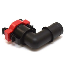Flow-Rite Boat Quik-Lok Elbow Socket MA-025 | 3/4 Inch Black Red