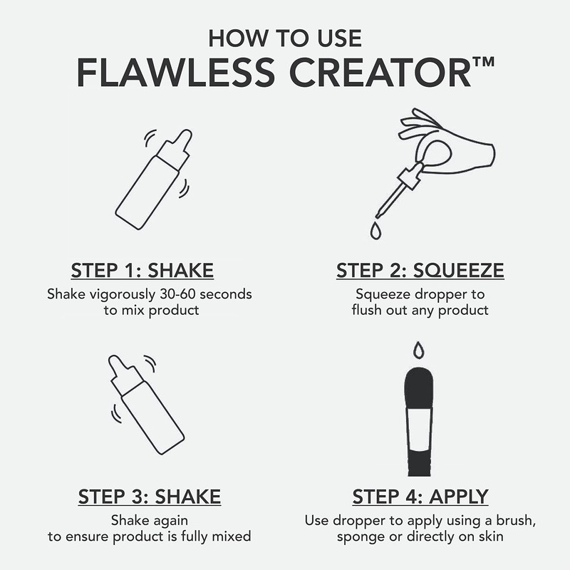 Dermablend Flawless Creator Multi-Use Liquid Foundation Makeup, Full Coverage Foundation,