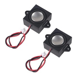 Hutomwua Speaker，3 Watt 8 Ohm Speaker with JST-PH2.0 Interface for Small Electronic Projects Advertising Machines LCD TV Monitors 2pcs