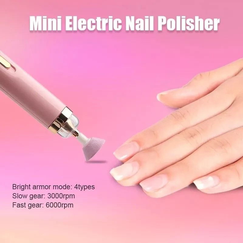 Nail Decorator Limador De Uñas Eléctricos Con 5 Puntas Manicura