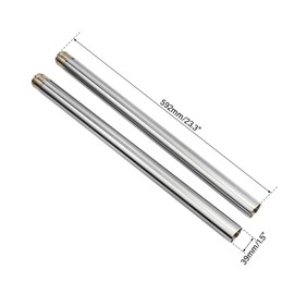 TCT-MOTORPARTS 39mm Front Fork Inner Shock Tubes Fit For Harley Sportster XL883 XL1200 Forty-Eight XL883N/R XL1200C 2009-2015; Replace for 46218-05,45395-09