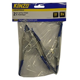 KINZO 71863 Spring Clamp Set - Silver/Blue