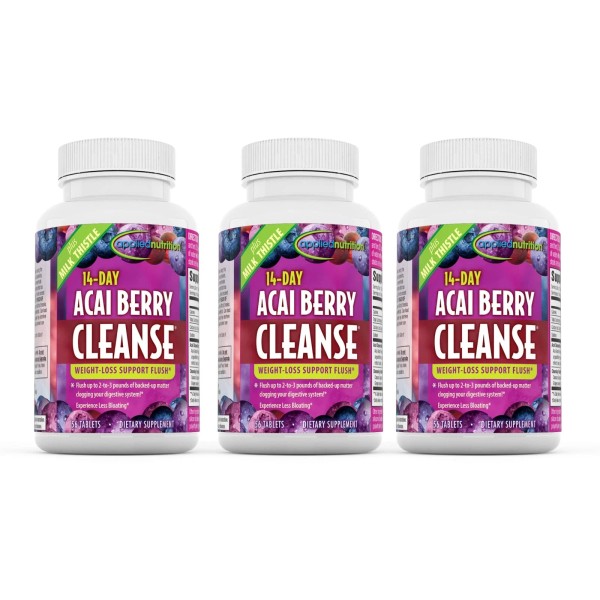 Applied Nutrition 14 Day Acai Berry Cleanse Herbal Supplement 56