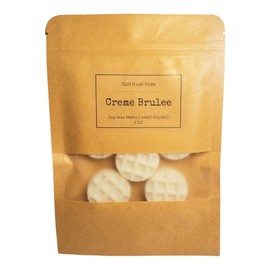 Creme Brulee Soy Wax Melts 3oz HIGHLY SCENTED | Fall Wax Melts | Food Scented Melts | Birthday Gift | Waffle Shaped Melts