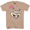 Spongebob Squarepants: Sandy Cheeks Squirrel Face T-Shirt (3X-Large) Tan
