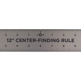 ALVIN Aluminum Center Finding Ruler 48" Model ARC48 Ruler | Multipurpose Idea Measuring Aid for Dividing and Gaging Layouts, Finds Centers Quickly - 48" Inch