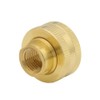 Hooshing 1/4" NPT to 3/4" GHT Garden Hose Adapter Double
