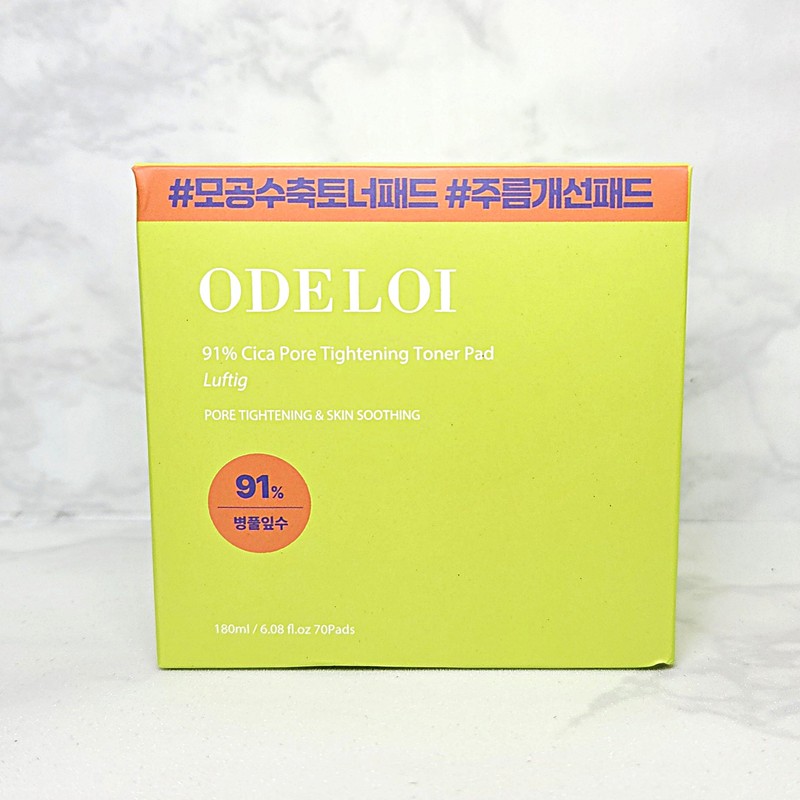 O'Droy Pore Shrinking Toner Pad Cica 91% Rof D 70
