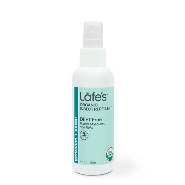Lafe's Natural BodyCare | DEET Free - Organic Insect Repellent | Organic, No Alcohol & All Natural (4oz)