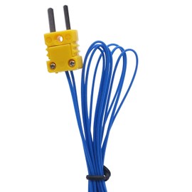 2pcs 2 Meter K Type Mini-Connector Thermocouple Temperature Probe Sensor Measure Range -50~250°C