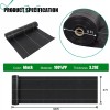 Autopartsstar Heavy Duty 6' x 300' Woven Ground Cover Landscape